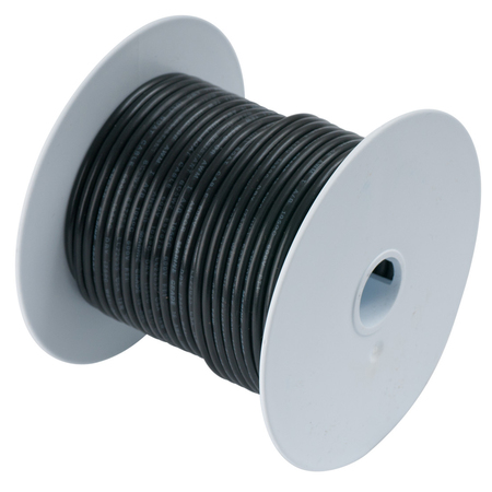 ANCOR Black 16 AWG Tinned Copper Wire - 25' 182003